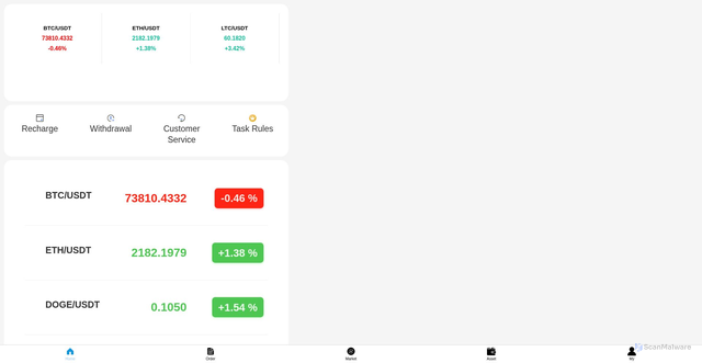 Security scan screenshot of https://tori6.it/