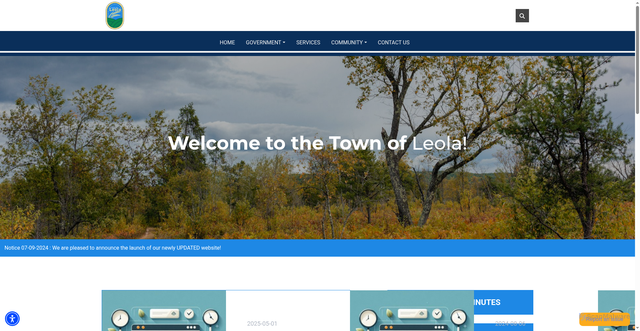 Security scan screenshot of https://leolawi.gov/