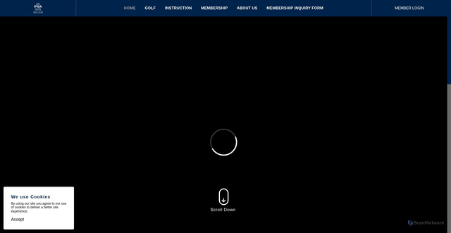 Security scan screenshot of https://pgavillage.com/