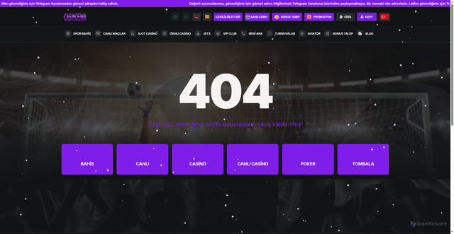 Security scan screenshot of https://casinoewa695.casino/playgame/23846