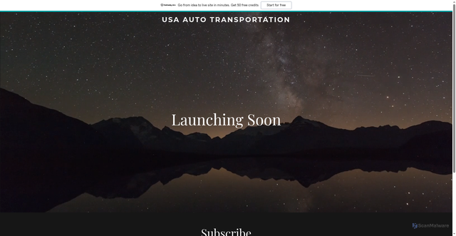 Security scan screenshot of http://usaautotransportation.com/