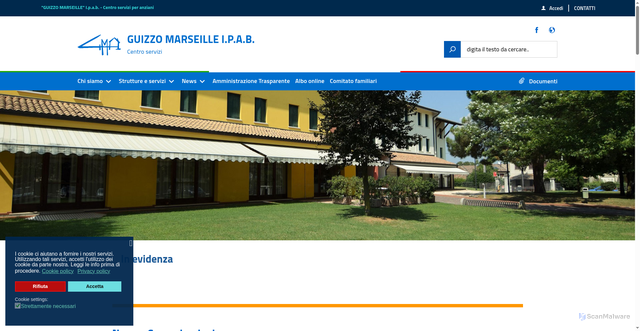 Security scan screenshot of https://www.guizzo-marseille.org/