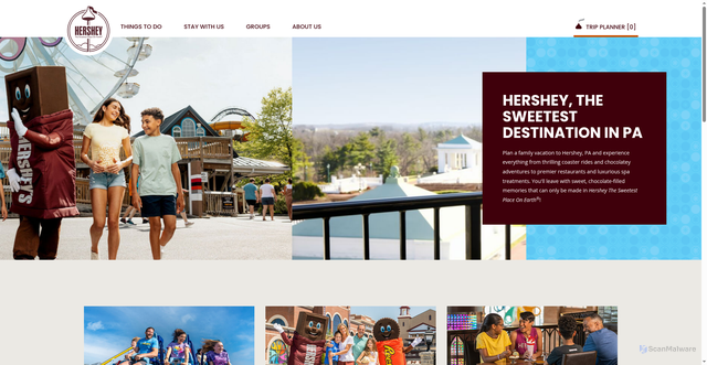 Security scan screenshot of https://hersheypa.com