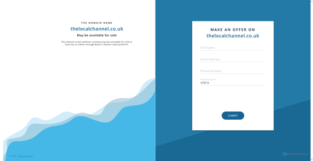 Security scan screenshot of http://www.thelocalchannel.co.uk/BarnardCastle/home.aspx