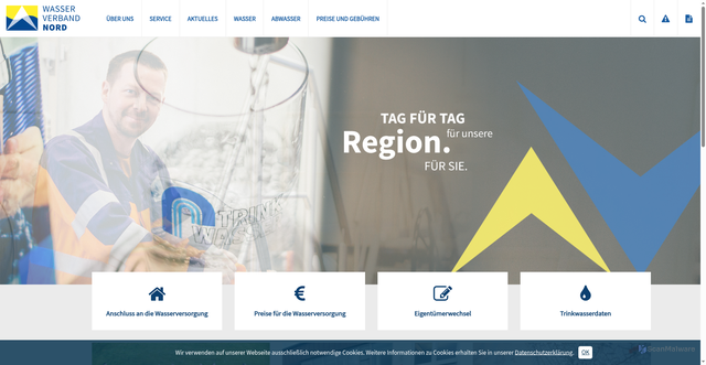 Security scan screenshot of https://wv-nord.de