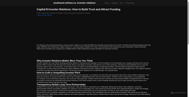 Security scan screenshot of https://jagatnovasphere-dpa4iss0cpip.edgeone.app/capital-b-investor-relations.html