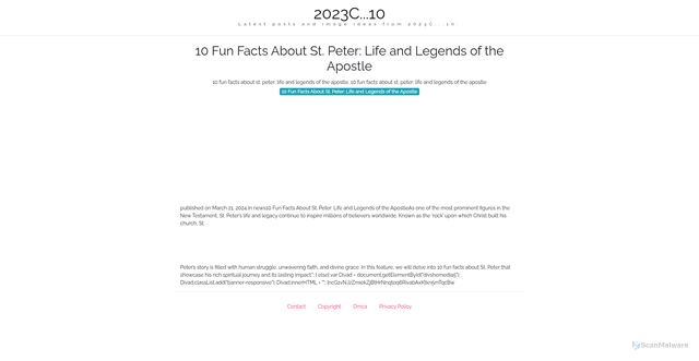 Security scan screenshot of https://pikselmotionline-dpiuf3ygir9m.edgeone.app/10-fun-facts-about-st-peter-life-and-legends-of-the-apostle.html