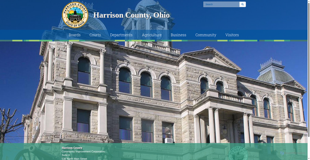 Security scan screenshot of https://www.harrisoncountyohio.gov/