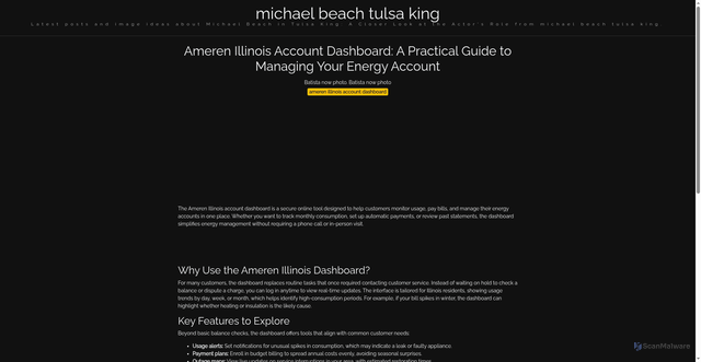 Security scan screenshot of https://nusadailyflow-dp6yx06lx38j.edgeone.app/ameren-illinois-account-dashboard.html