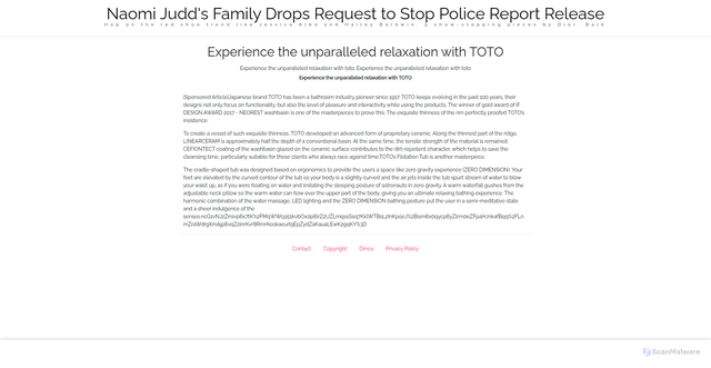Security scan screenshot of https://djrhqjlsitus-4u97dvkdag.edgeone.app/18406-experience-the-unparalleled-relaxation-with-toto.html