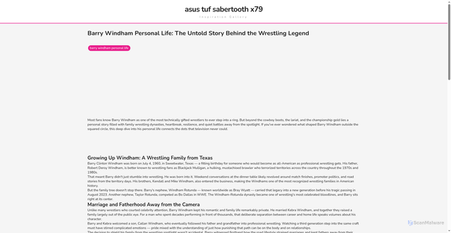 Security scan screenshot of https://terasinspiratifvision-dpjj88ku1r5n.edgeone.app/barry-windham-personal-life.html