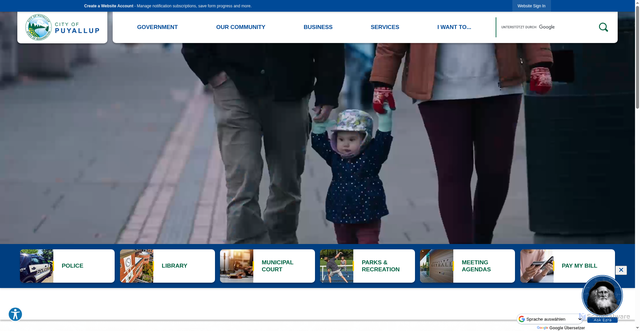 Security scan screenshot of https://puyallupwa.gov/