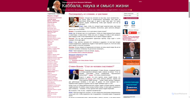 Security scan screenshot of https://www.laitman.ru