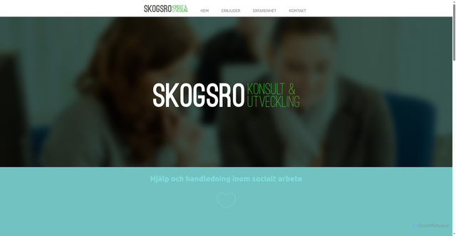 Security scan screenshot of https://skogsrokonsult.se