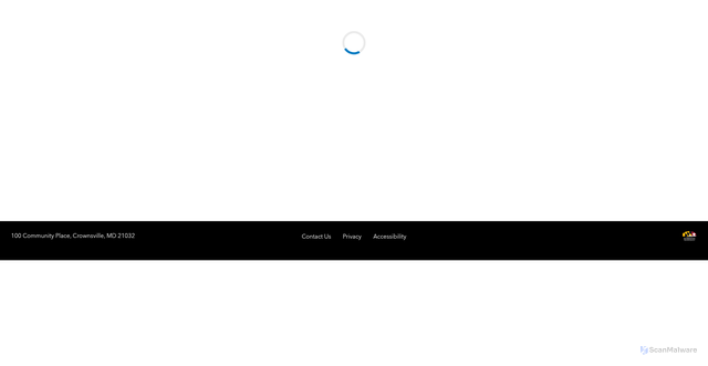 Security scan screenshot of https://data.imap.maryland.gov/maps/maryland-power-outages-by-zip-code