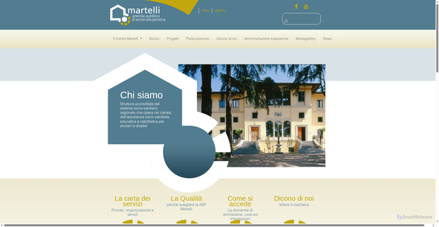 Security scan screenshot of https://www.aspmartelli.it/