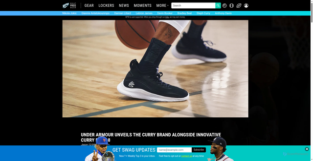Security scan screenshot of https://www.whatproswear.com/basketball/news/under-armour-unveils-the-curry-brand-alongside-innovative-curry-flow-8/