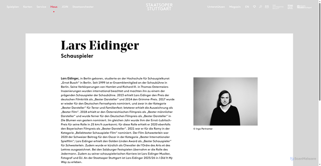 Security scan screenshot of https://www.staatsoper-stuttgart.de/haus/menschen/lars-eidinger/