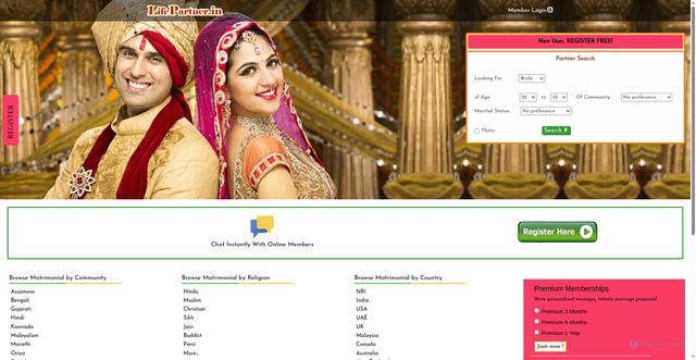 Security scan screenshot of https://www.lifepartner.in