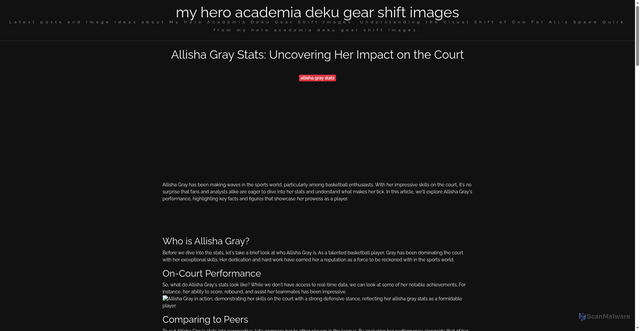 Security scan screenshot of https://idunkareblog-dpiaywv6v2at.edgeone.app/allisha-gray-stats.html