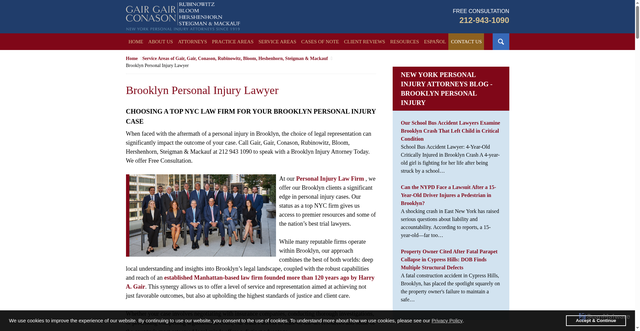 Security scan screenshot of https://www.gairgair.com/brooklyn-personal-injury-lawyer.html