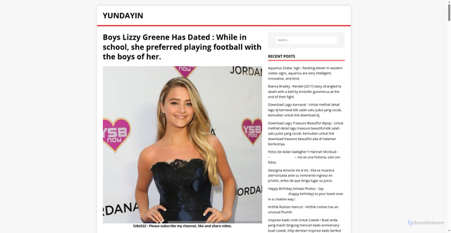 Security scan screenshot of https://yuyimada.pages.dev/post/boys-lizzy-greene-has-dated/