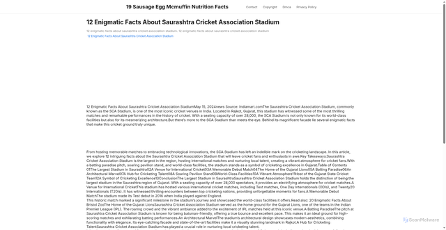 Security scan screenshot of https://triciasyzsitus-dpz7yaqmqwtv.edgeone.app/12-enigmatic-facts-about-saurashtra-cricket-association-stadium.html