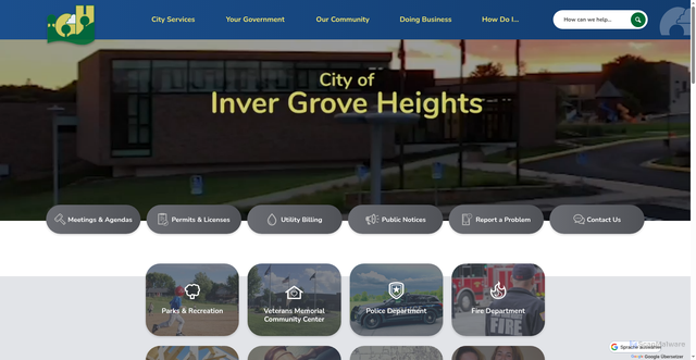 Security scan screenshot of https://ighmn.gov/
