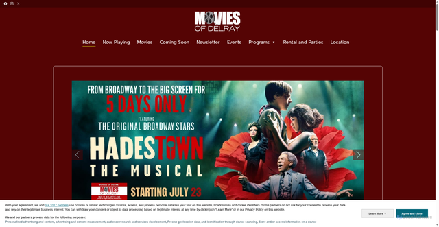 Security scan screenshot of https://www.moviesofdelray.com/