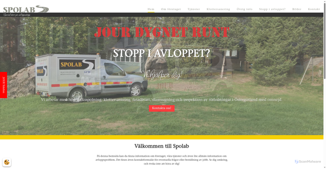 Security scan screenshot of https://stoppiavloppetkisa.se