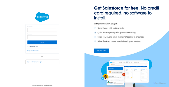 Security scan screenshot of https://oceanfirstbank--dsfs.vf.force.com