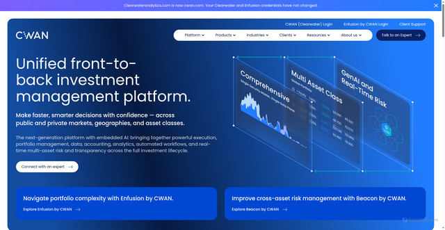Security scan screenshot of https://cwan.com