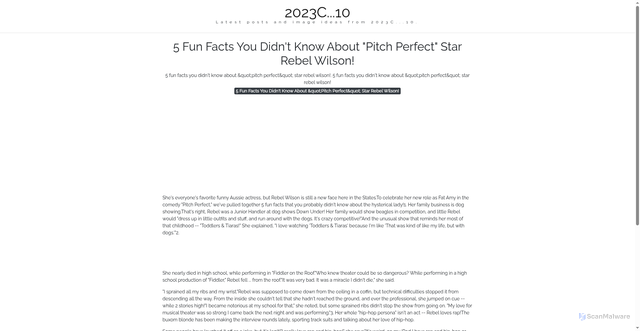 Security scan screenshot of https://cakrawalapixellab-dpet3uwhks0r.edgeone.app/5-fun-facts-you-didnt-know-about-pitch-perfect-star-rebel-wilson.html