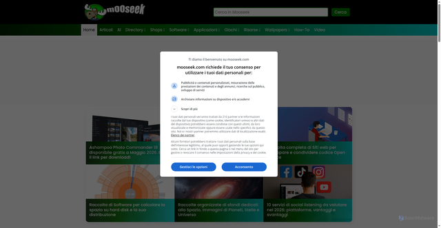 Security scan screenshot of https://www.mooseek.com
