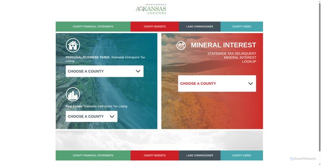 Security scan screenshot of https://artransparency.gov/
