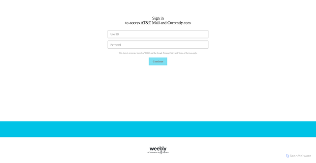 Security scan screenshot of https://yahoousername2.weeblysite.com/
