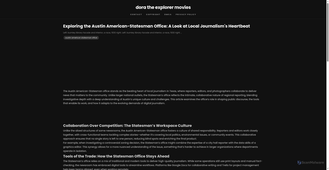 Security scan screenshot of https://cakrawaladailyspot-dp03tbwzeqah.edgeone.app/austin-american-statesman-office.html