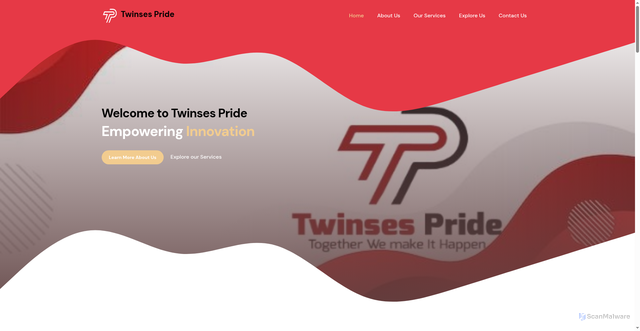 Security scan screenshot of http://twinsespride.africa/