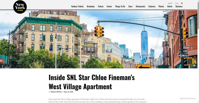 Security scan screenshot of https://www.newyork.com/articles/post/inside-snl-star-chloe-finemans-west-village-apartment/