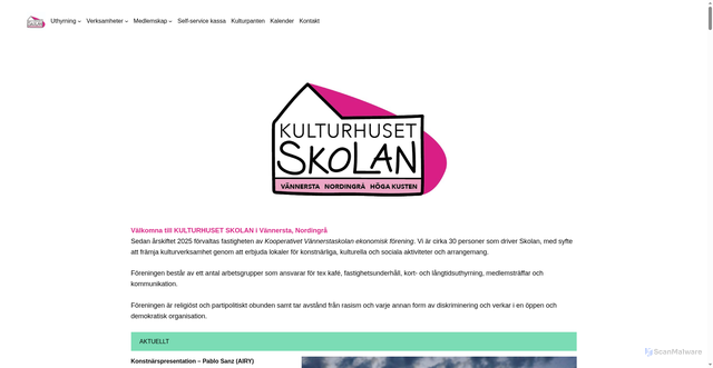 Security scan screenshot of https://xn--vnnerstaskolan-5hb.se