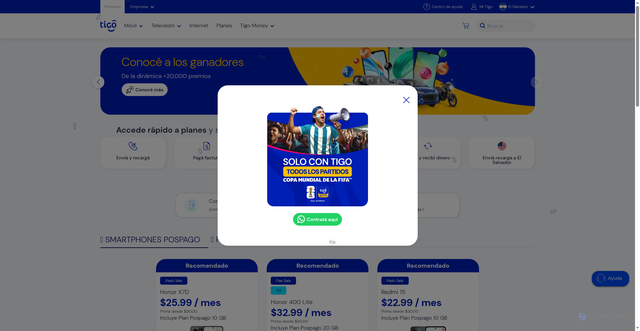Security scan screenshot of http://tigosvopas.click/