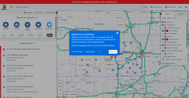 Security scan screenshot of https://kandrive.gov/