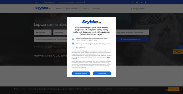 Security scan screenshot of https://szybko.pl