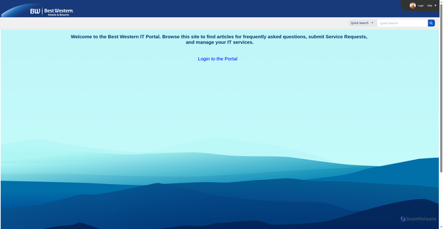 Security scan screenshot of https://bwesm.cherwellondemand.com