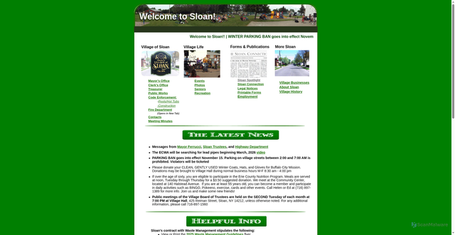 Security scan screenshot of https://sloanny.gov/