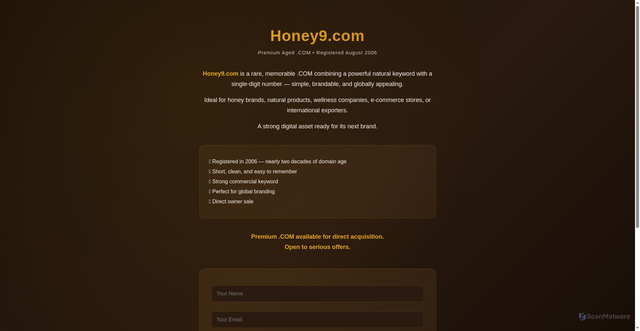 Security scan screenshot of http://honey9.pages.dev/