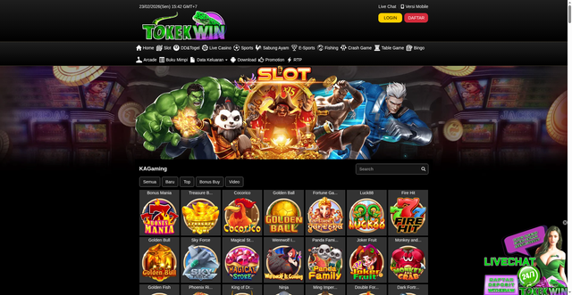 Security scan screenshot of https://ndxhewantokek1.lol/desktop/game/slot/kagaming