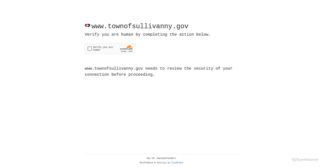 Security scan screenshot of https://www.townofsullivanny.gov/