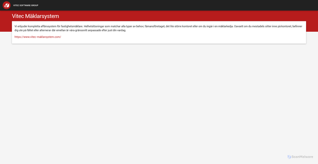 Security scan screenshot of https://connect-resolve.maklare.vitec.net/