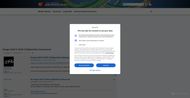 Security scan screenshot of https://www.kanzenshuu.com/forum/viewtopic.php?t=50130